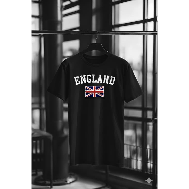Camiseta Masculina Inglaterra Camisa 100% Algodão 30.1 Alta Qualidade Envio Imediato