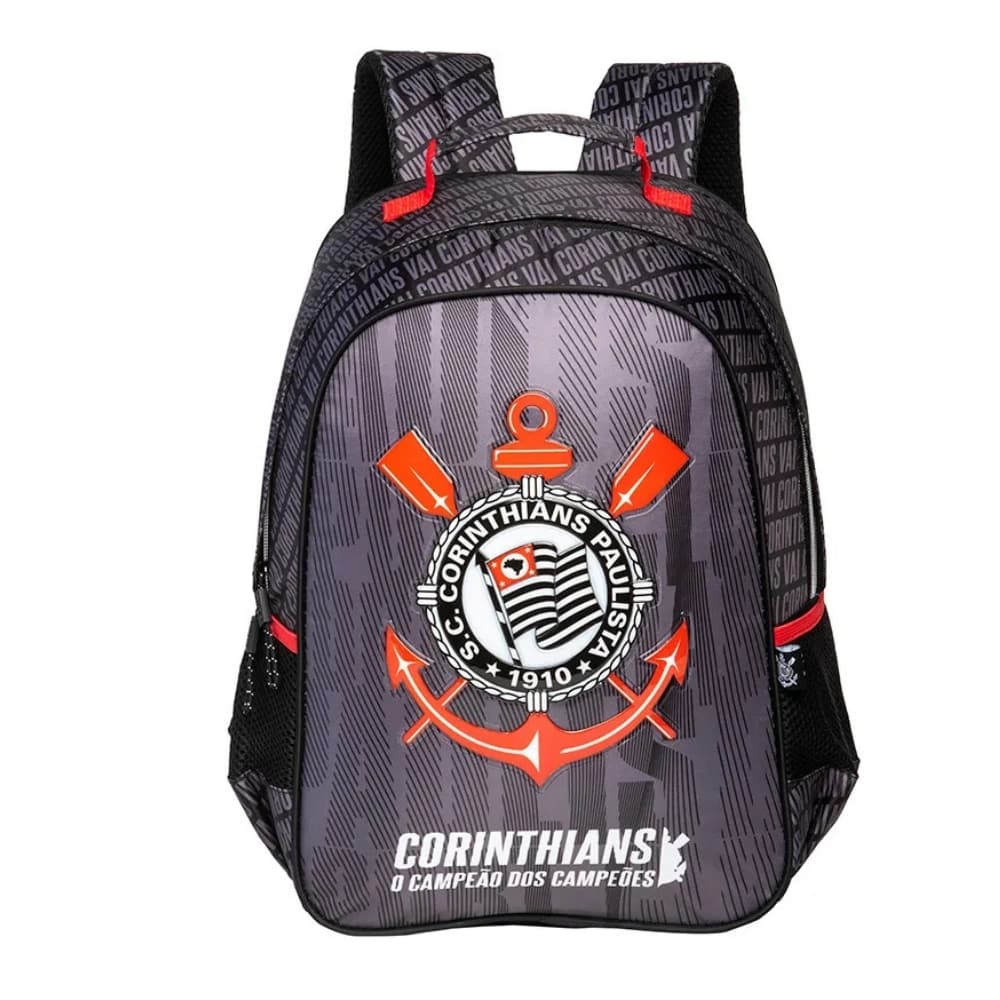Mochila Esportiva Escolar Futebol Corinthians poderoso Timão  Oficial