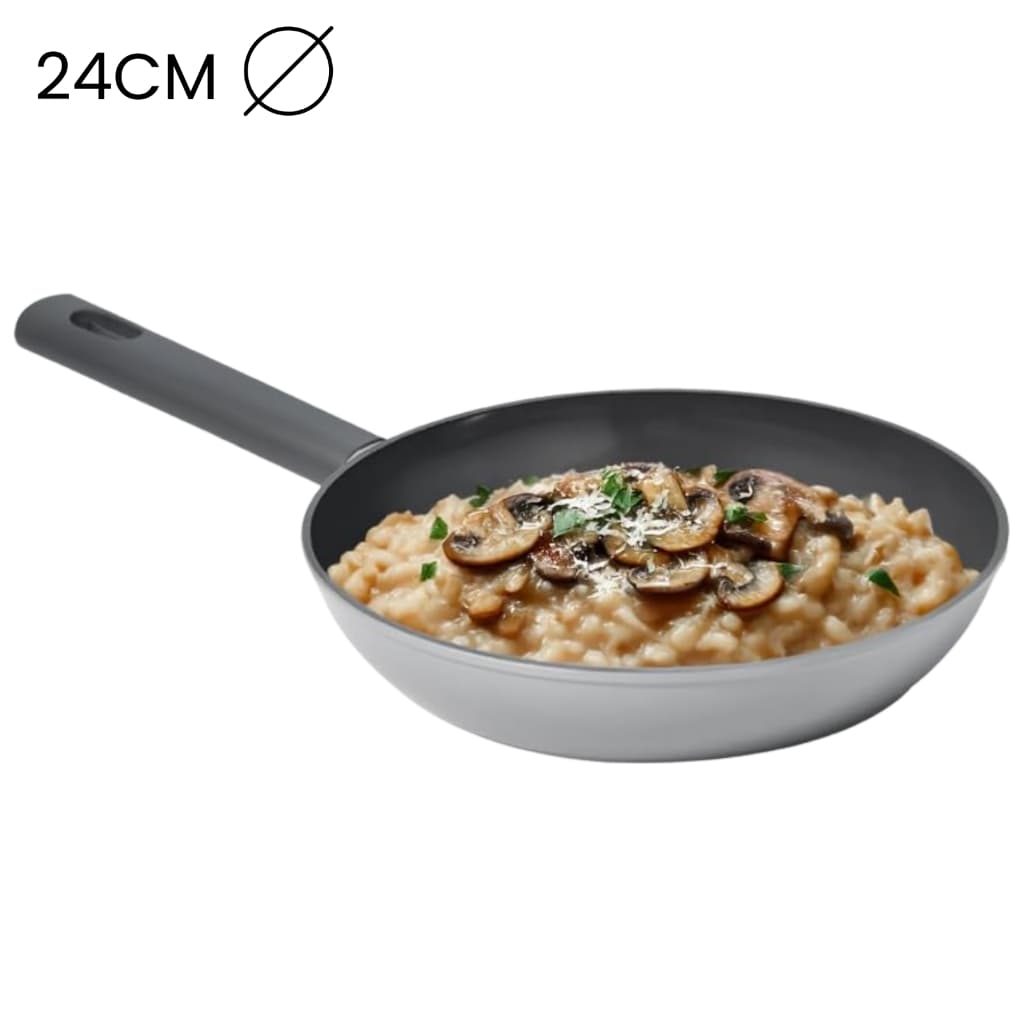Frigideira Indução Cerâmica Antiaderente 24cm Fogão Cooktop