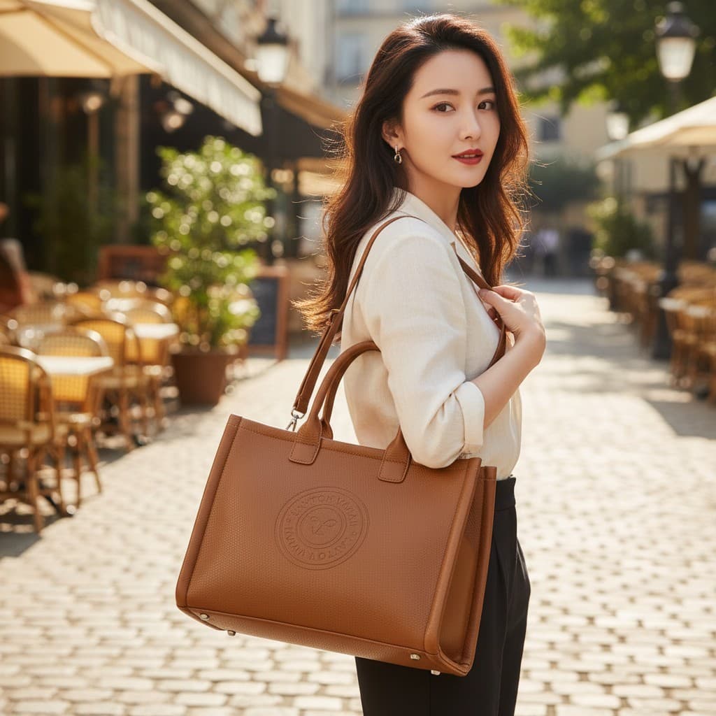 Bolsa Feminina LaytonVivian L0031 Hobo Grande Espaçosa em Couro PU com Alça de Ombro Confortável