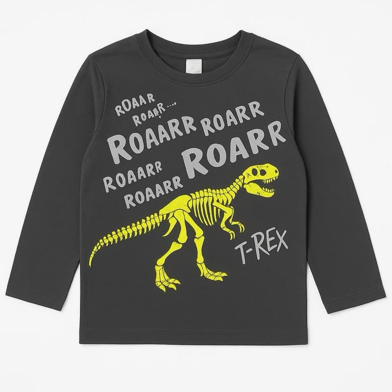 Camisa Manga Longa Frio Barato Escola Promoção Masculino Infaltil Roupa Menino Tamanho 1 ao 12