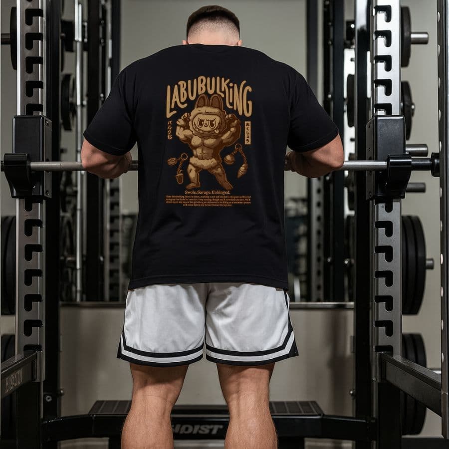 camiseta treino labubulking unisex academia fit camiseta 100% algodão envio imediato pronta entrega fio 30.1 premium