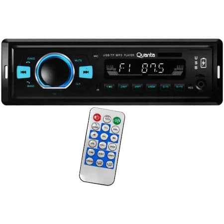 Toca Rádio Quanta 25W USB SD AUX Bluetooth FM