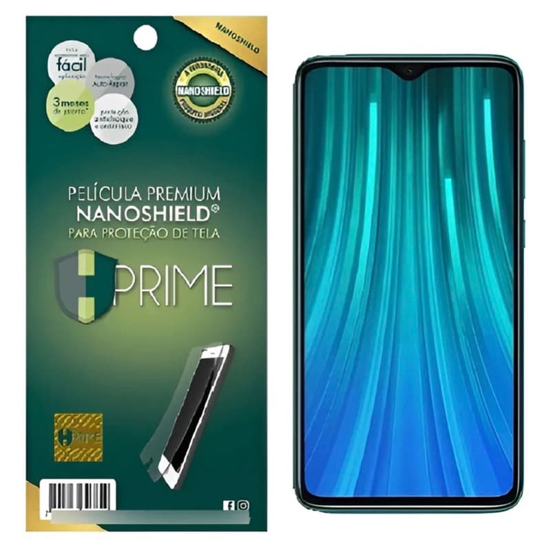 Pelicula Hprime Nanoshield Para Xiaomi Redmi Note 8 Pro  / A melhor proteção do Brasil