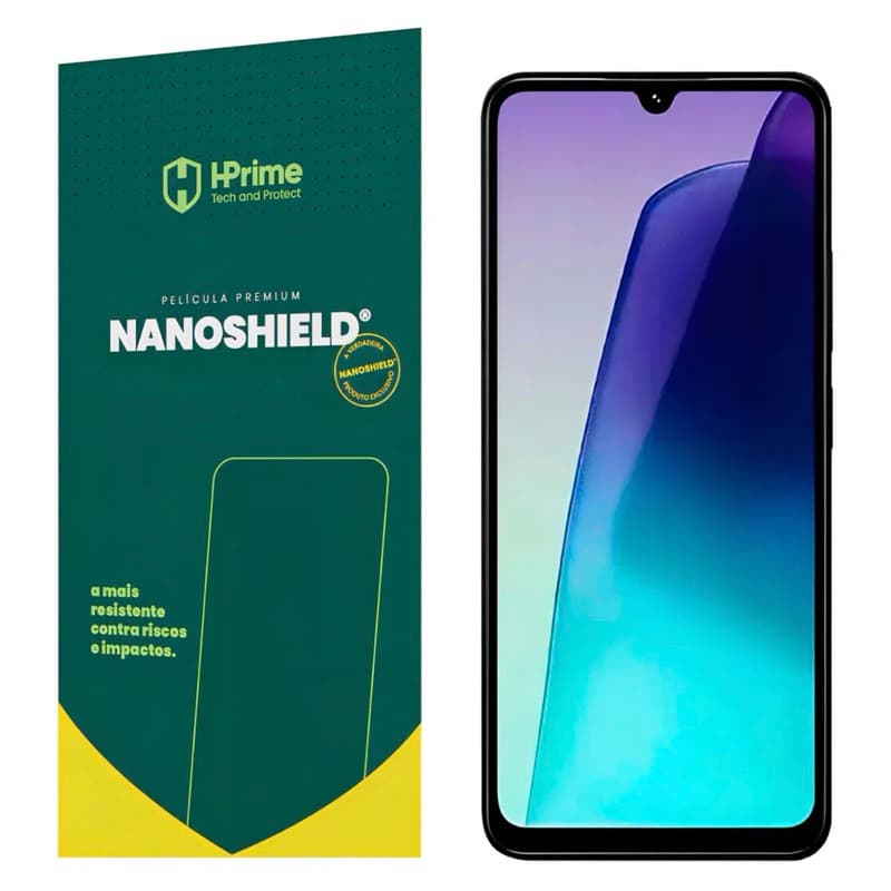 Pelicula Hprime Nanoshield Para Xiaomi Redmi 14c / A melhor proteção do Brasil
