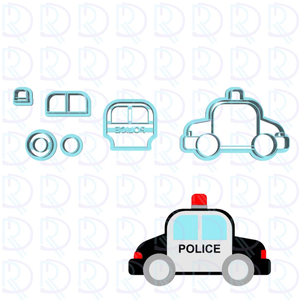 CORTADOR CARRO DE POLICIA - 7 CM