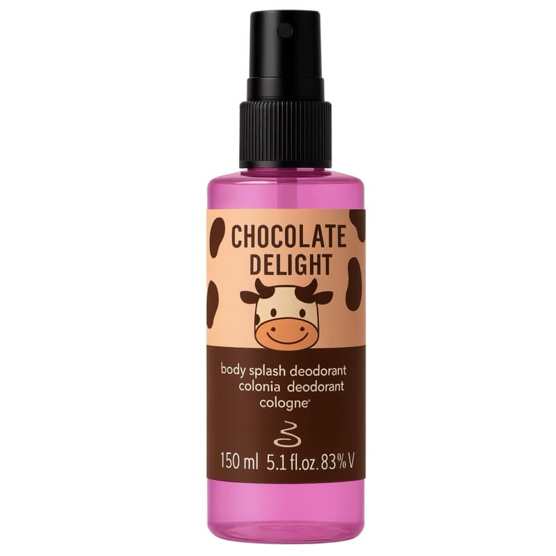 Body Splash Feminino Cuide-se Bem Colônia Chocolatudo Deleite