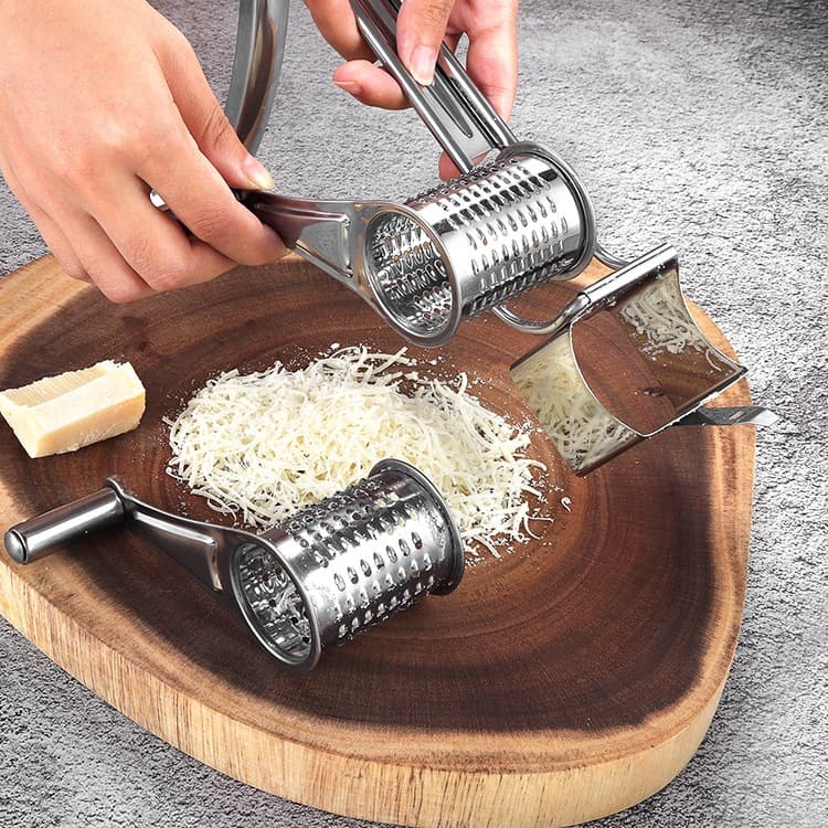 Triturador de Queijos e Alimentos - Ralador de Aço Inox Durável