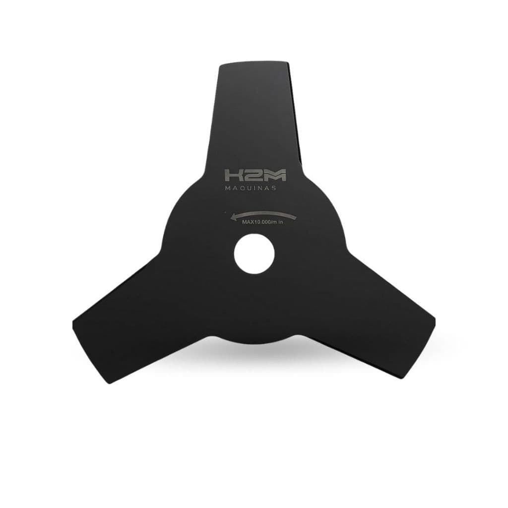 Lâmina 3 pontas para Roçadeira Furo 1 Polegada Compatível com Stihl FS55, FS80, FS85, FS120, FS130