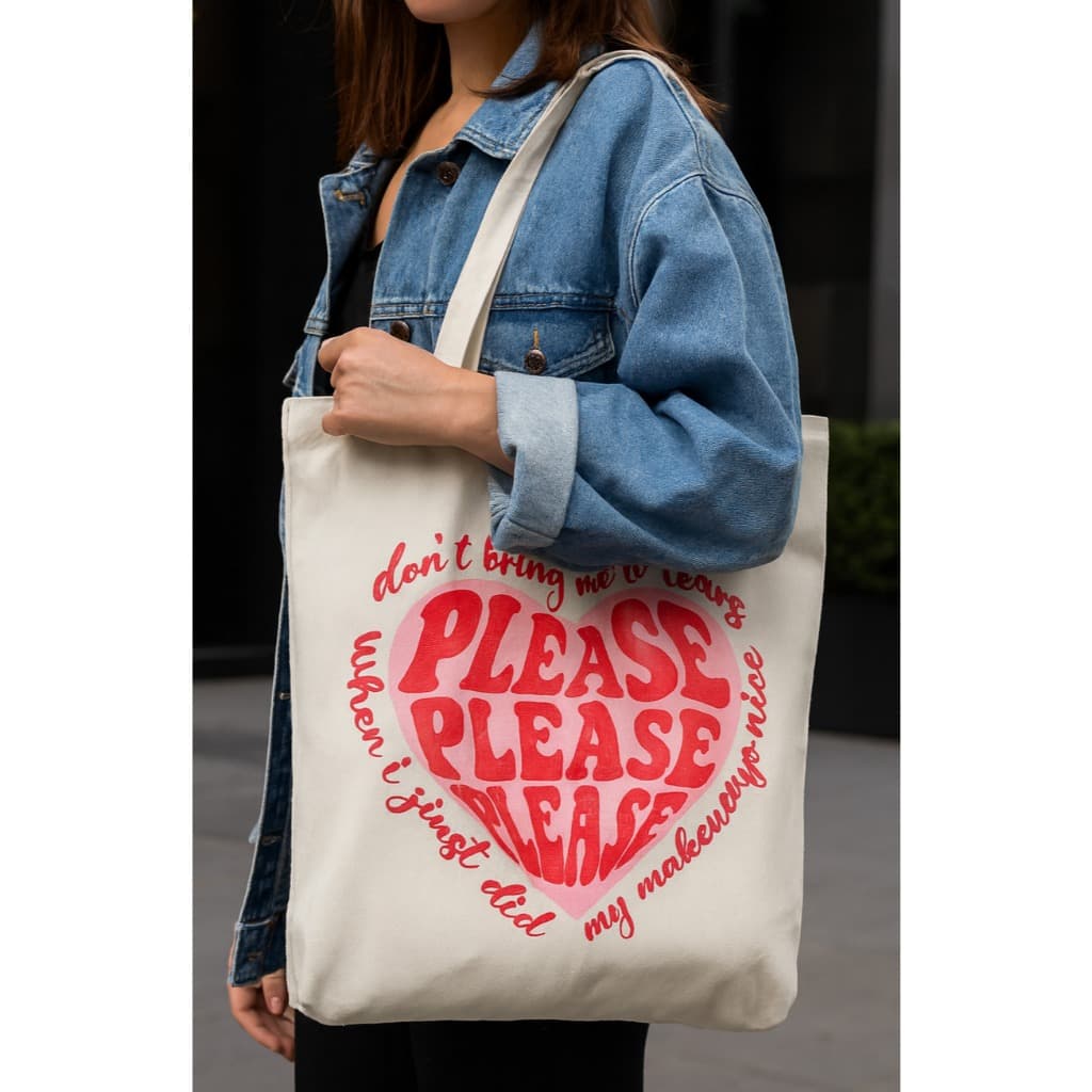 Bolsa Sacola Ecobag Please Please Sabrina Carpenter