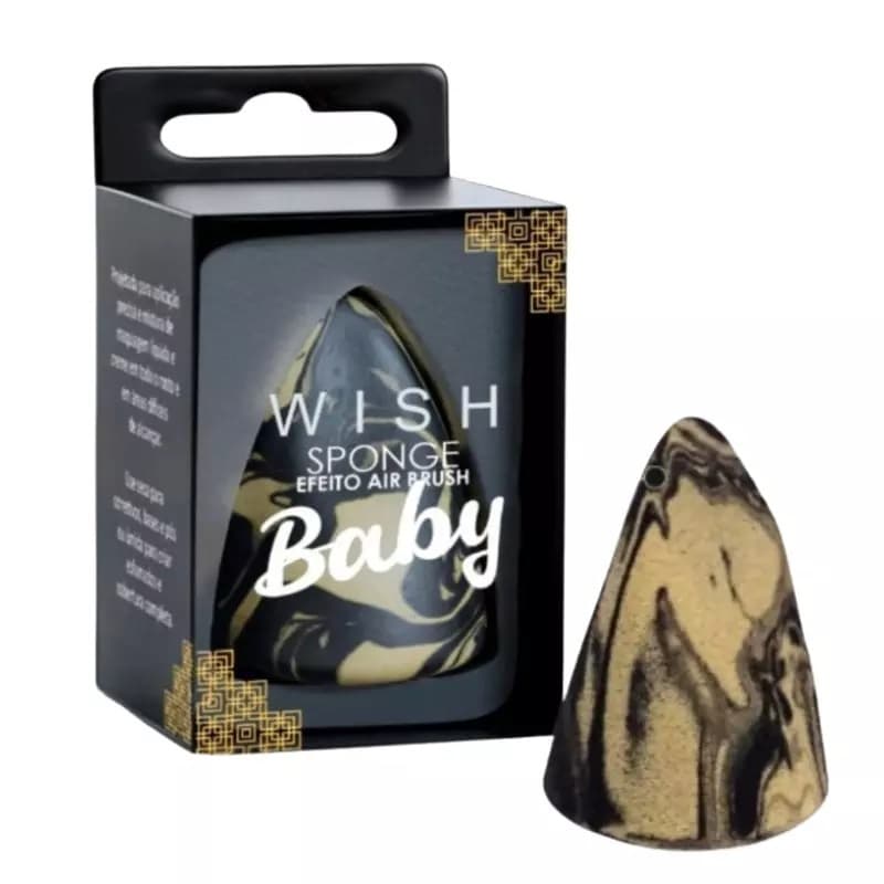 ESPONJA MAQUIAGEM WISH PRO BABY EFEITO AIR BRUSH MICHELLY PALMA ORIGINAL