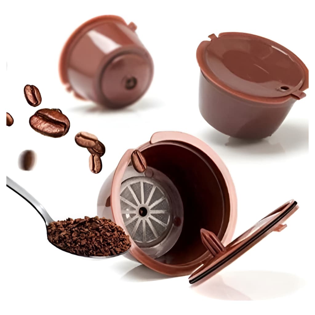 4 Cápsulas Recarregável Café Reutilizável Dolce Gusto