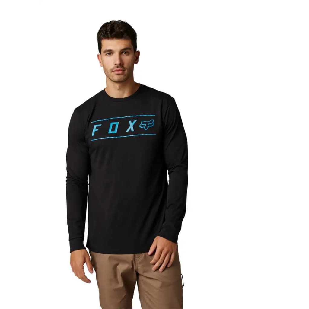 Camiseta Fox pinnacle LS Tech Preto