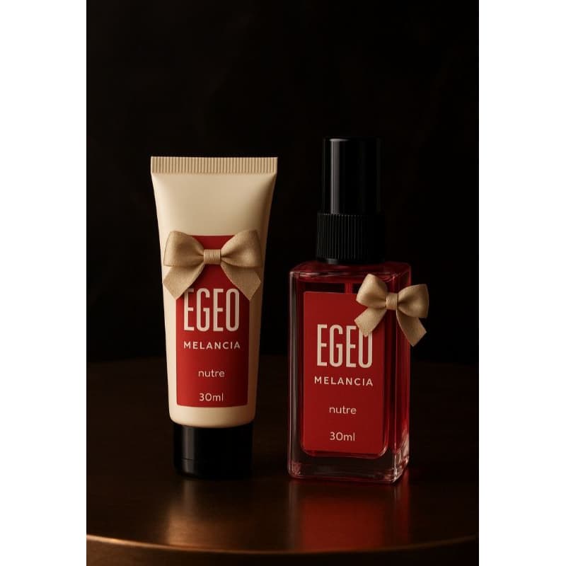 kit Perfume + Hidratante 30ml Egeo Melância 30ml Mulher Encantadora – Doce, Suave e Envolvente!