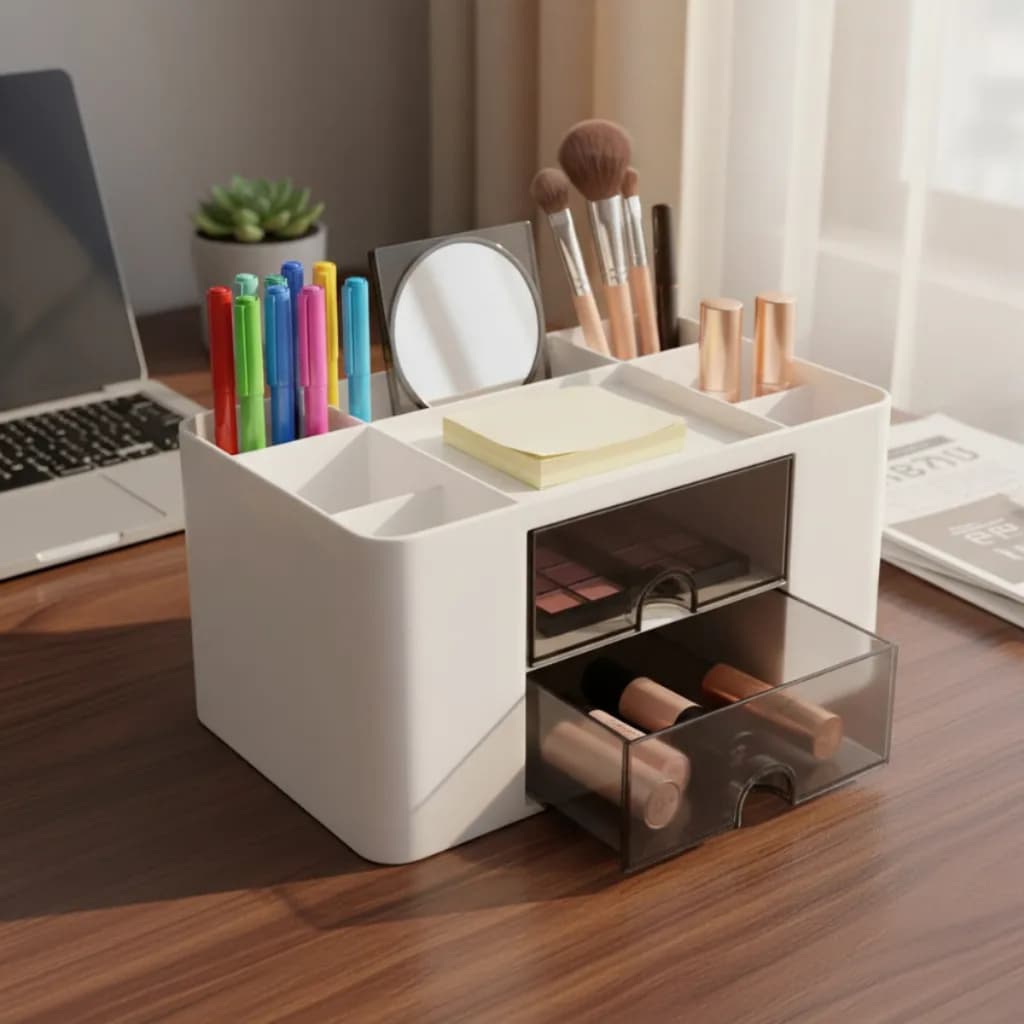 Organizadro De Mesa E Escritorio Porta Maquiagem