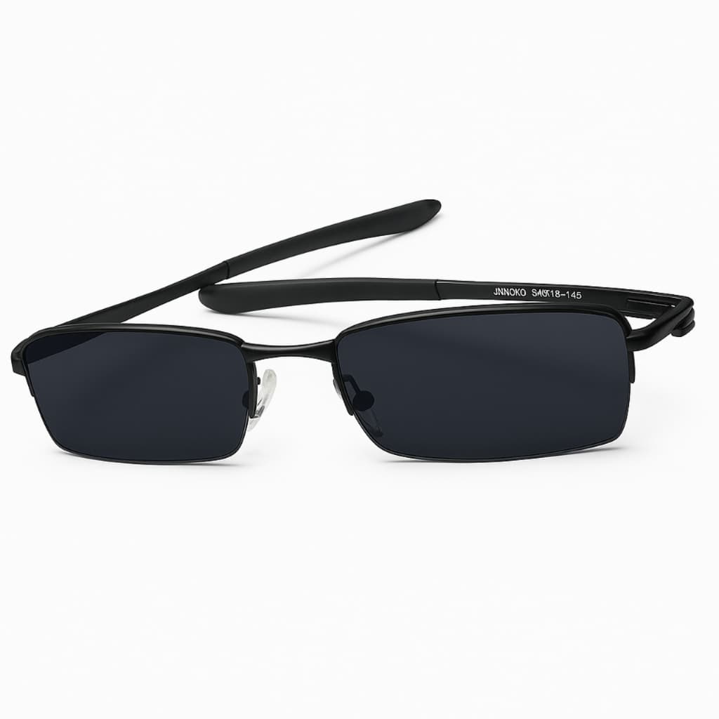 Óculos De Sol Lupinha Do Vilão Masculino Preto Metal Quadrado