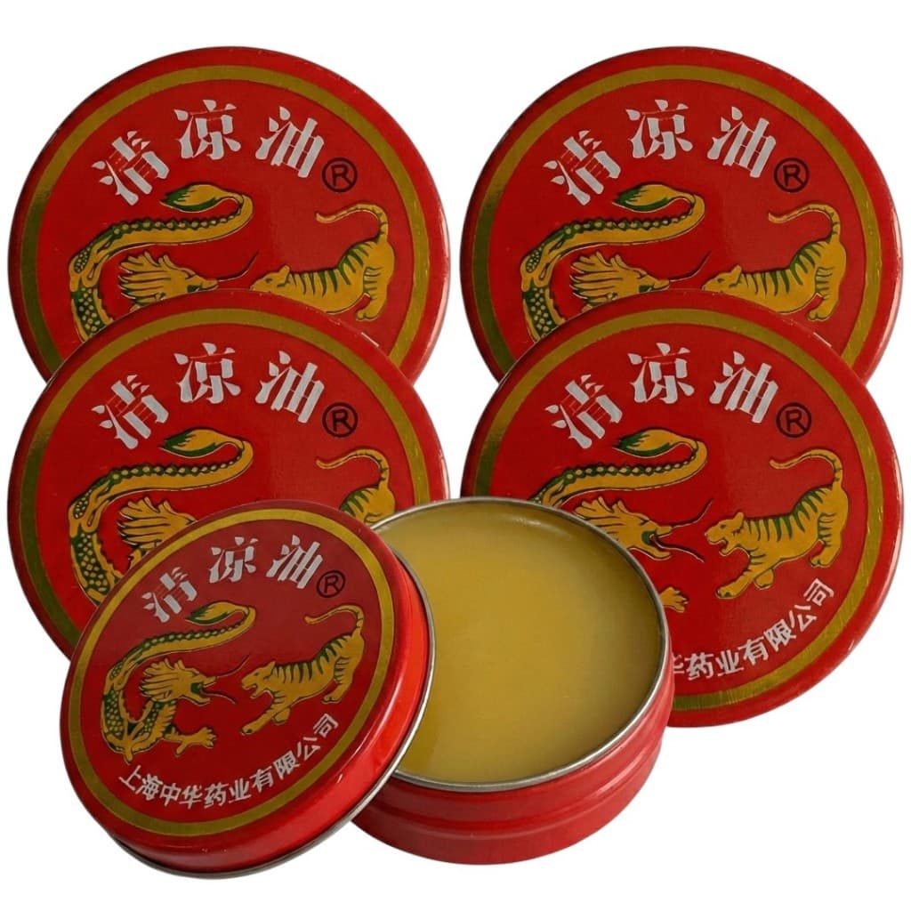 05und Pomadas Chinesa Japonesa Dragão E Tigre Mentolada