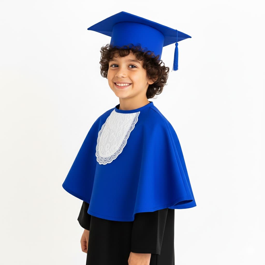 Meia Beca Para Crianças – Acompanha Capelo Escolar de Formatura