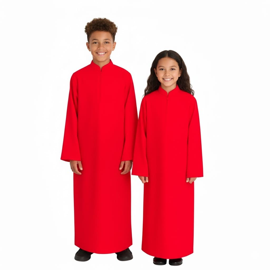 Túnica Coroinha – Parte Baixa do Vestuário Religioso Litúrgico