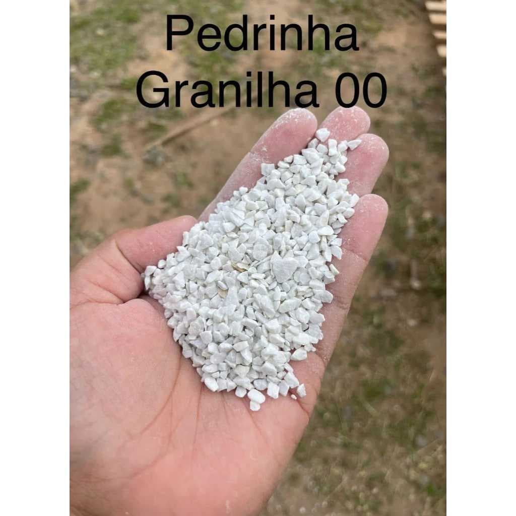 1 kg Pedrinha Branca Suculenta Cacto Vaso Jardim Decoração n°00
