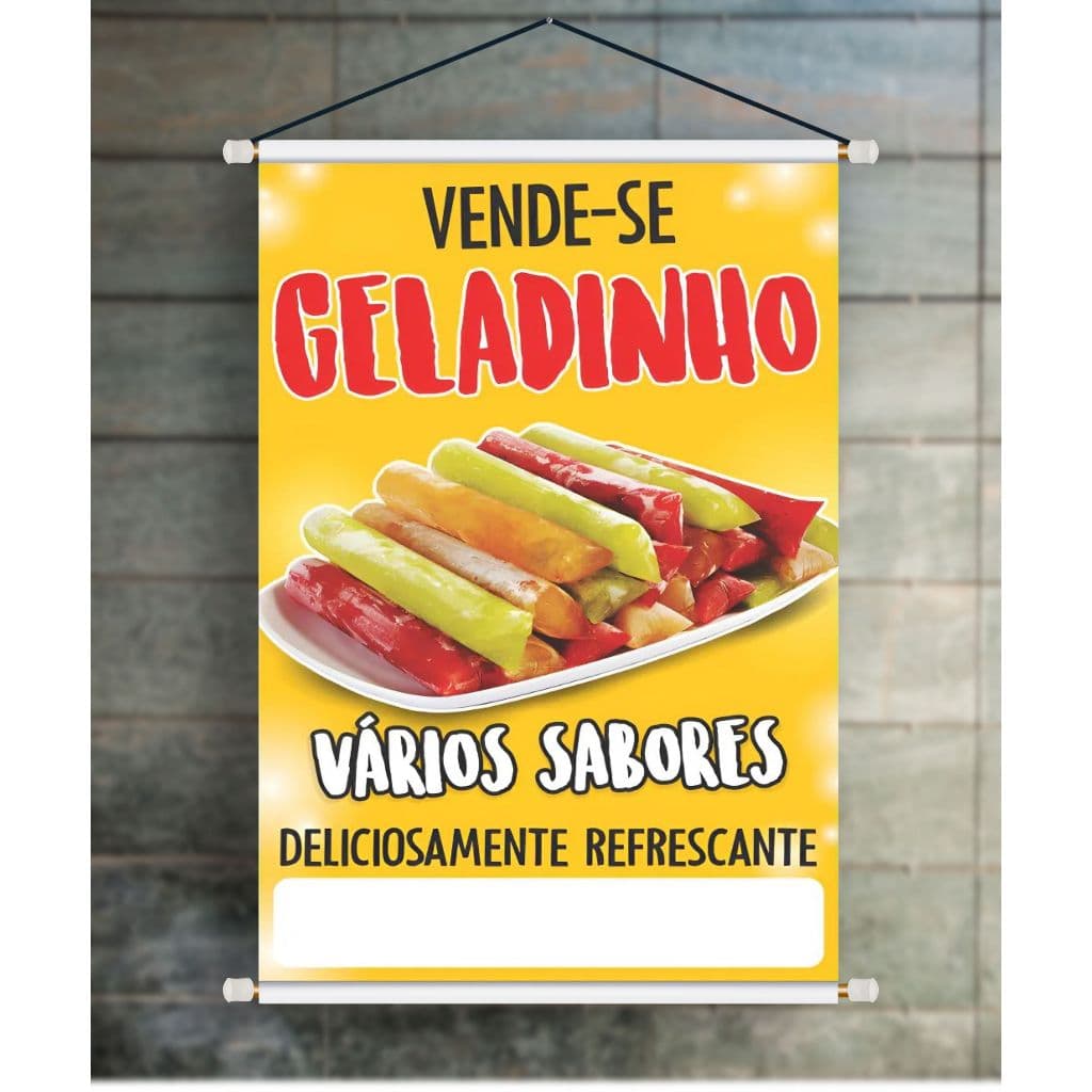 BANNER ARTE PRONTA - GELADINHO VÁRIOS SABORES