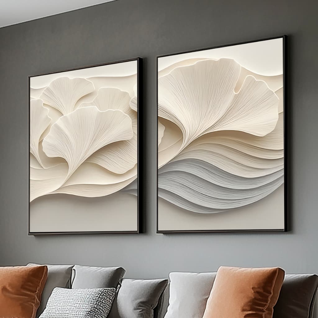 Kit Quadros Decorativo 50x70 Moldura Moderno Luxo Quarto Sala