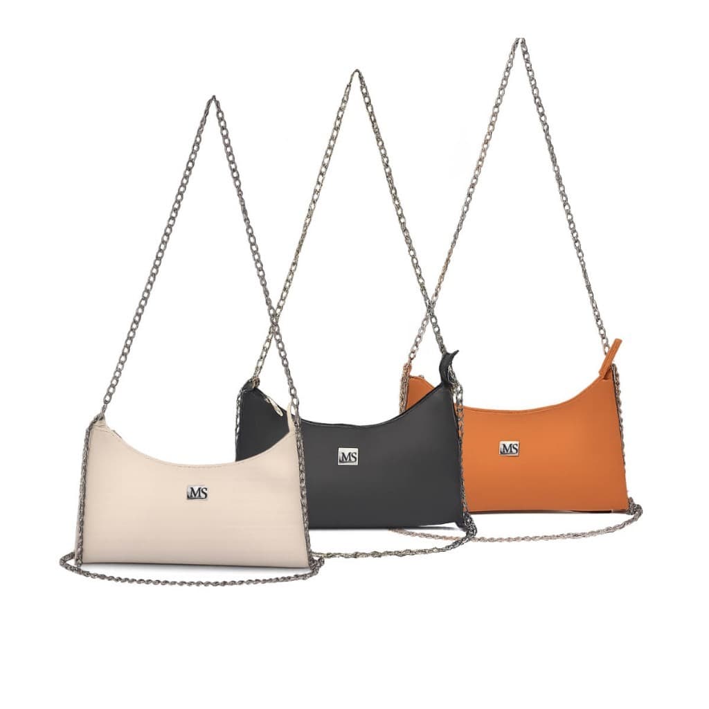 Kit 3 Bolsa Feminina crossbody ll duas correntes ll espaço pra celular maquiagem .Pronta entrega/Envio Imediato