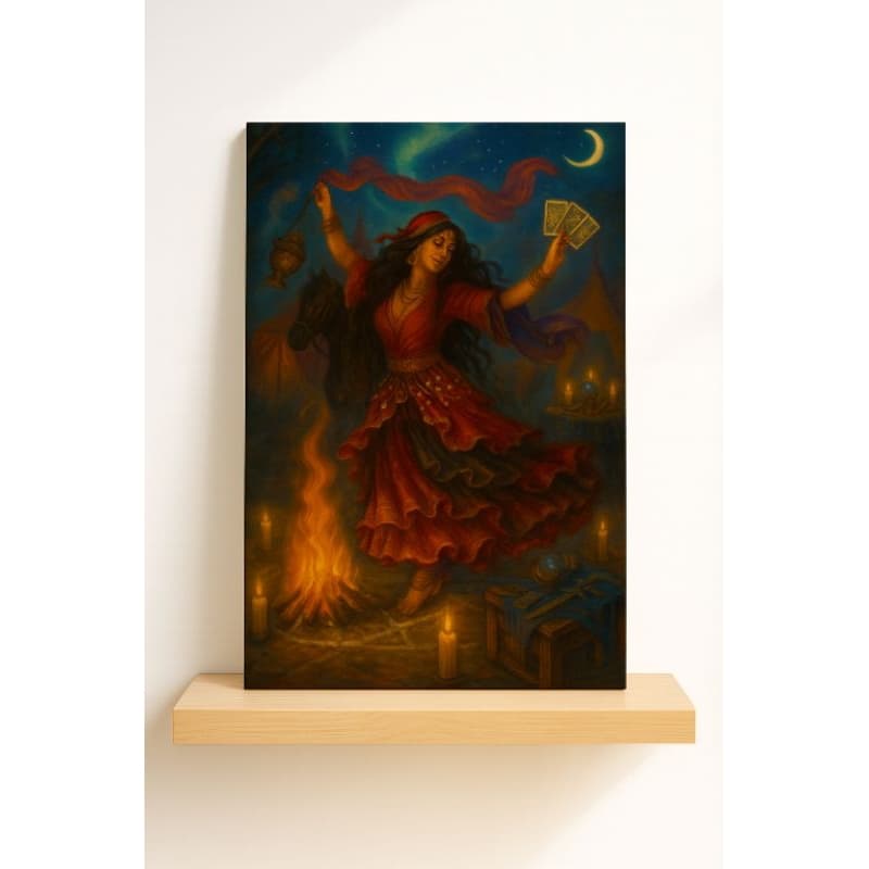 QUADRO Decorativo Cigana