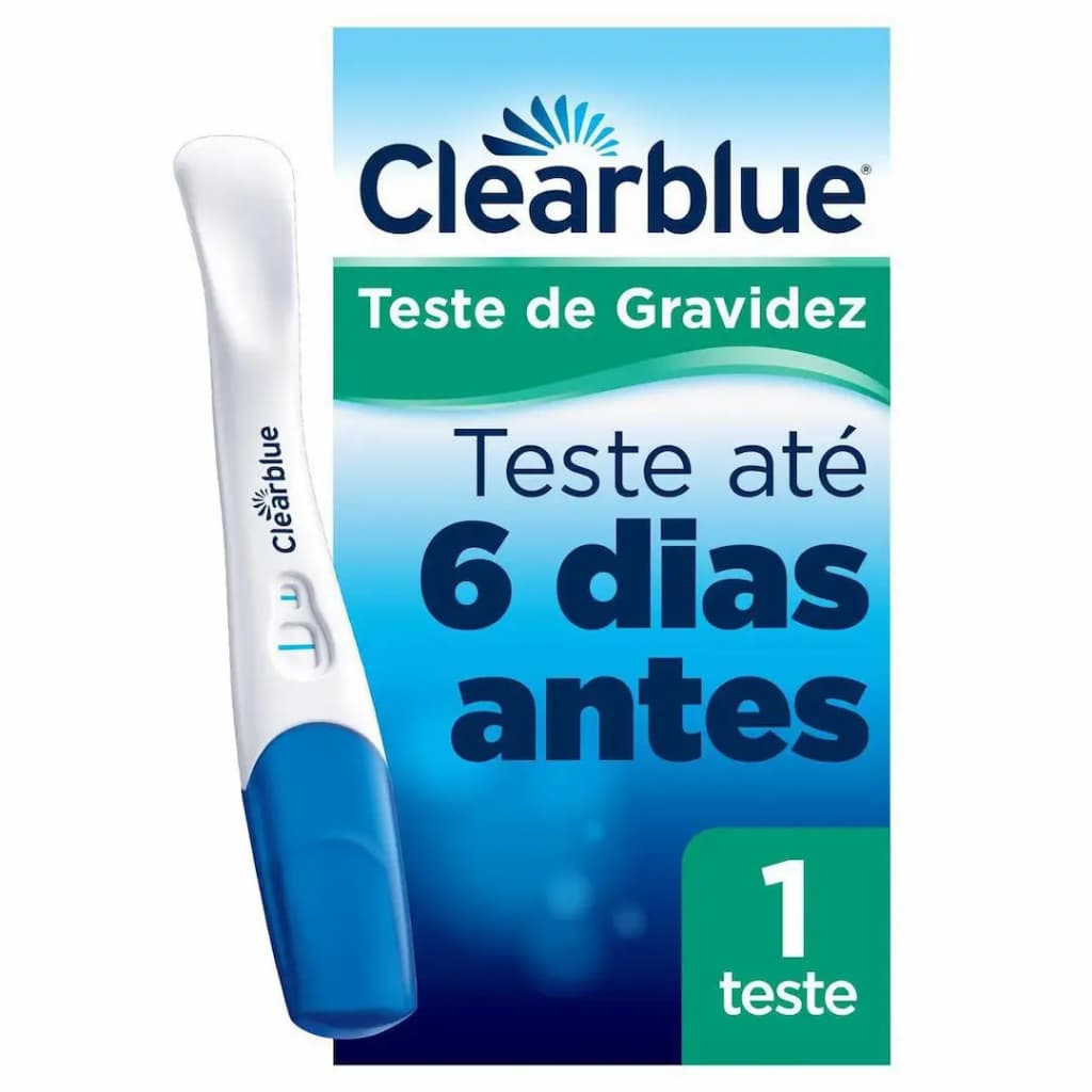 Clearblue Saiba - 1 Teste de Gravidez - Antes do Atraso Alta Sensibilidade