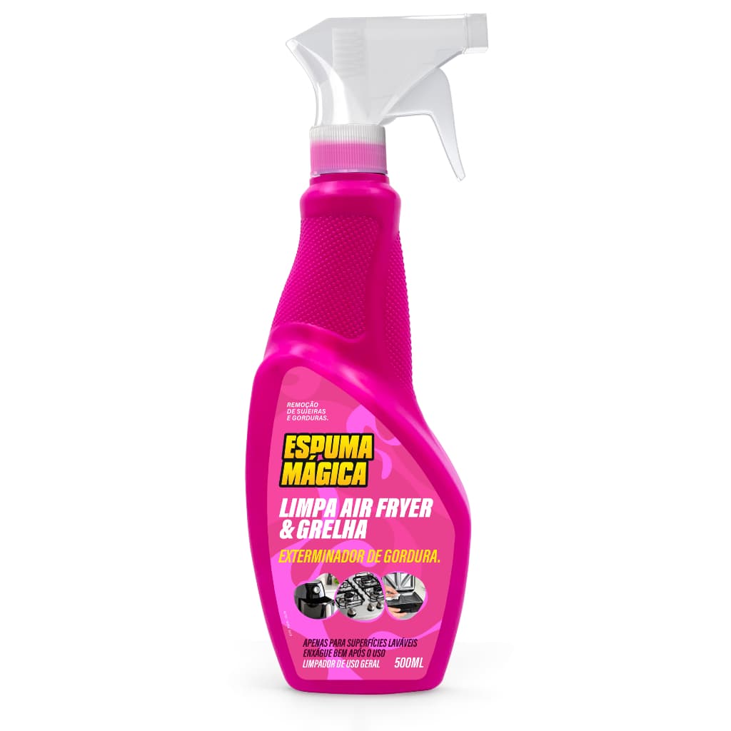 Espuma Mágica – Para Limpeza – Air Fryer e Grelha – Remove Gordura – Ação Rápida