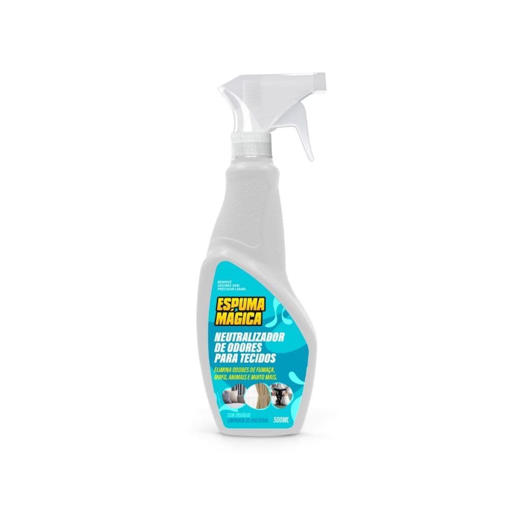 Neutralizador de Odores Espuma Mágica – Para Tecidos – Uso Geral  – 500ml