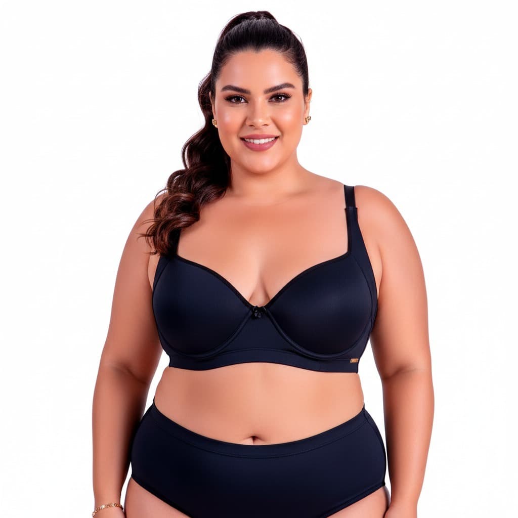 Sutien Grande Reforçado com Aro Lateral Larga Conforto Modelador