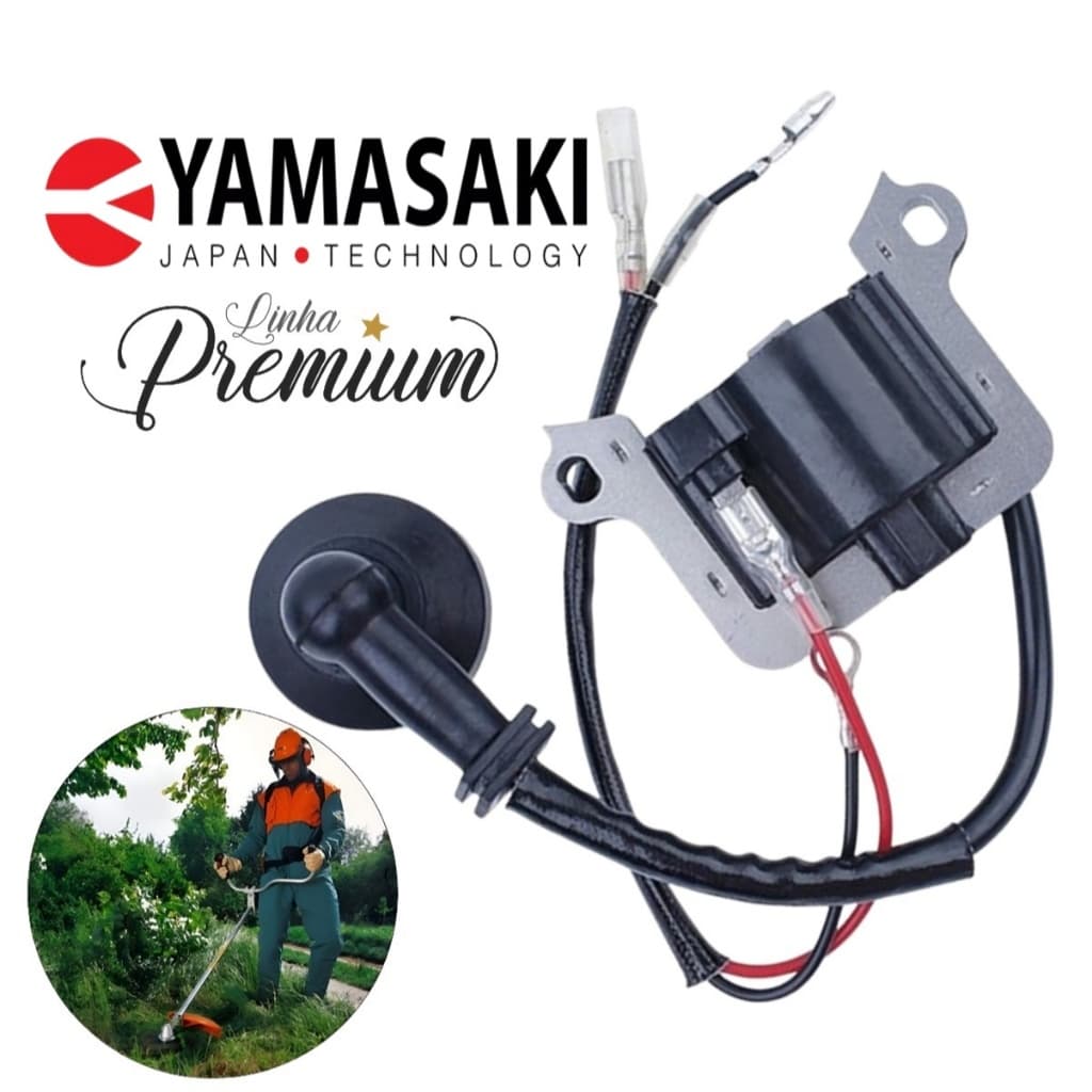 Bobina Módulo Ignição Roçadeira Gasolina Yamasaki Ry 43 Ry 52
