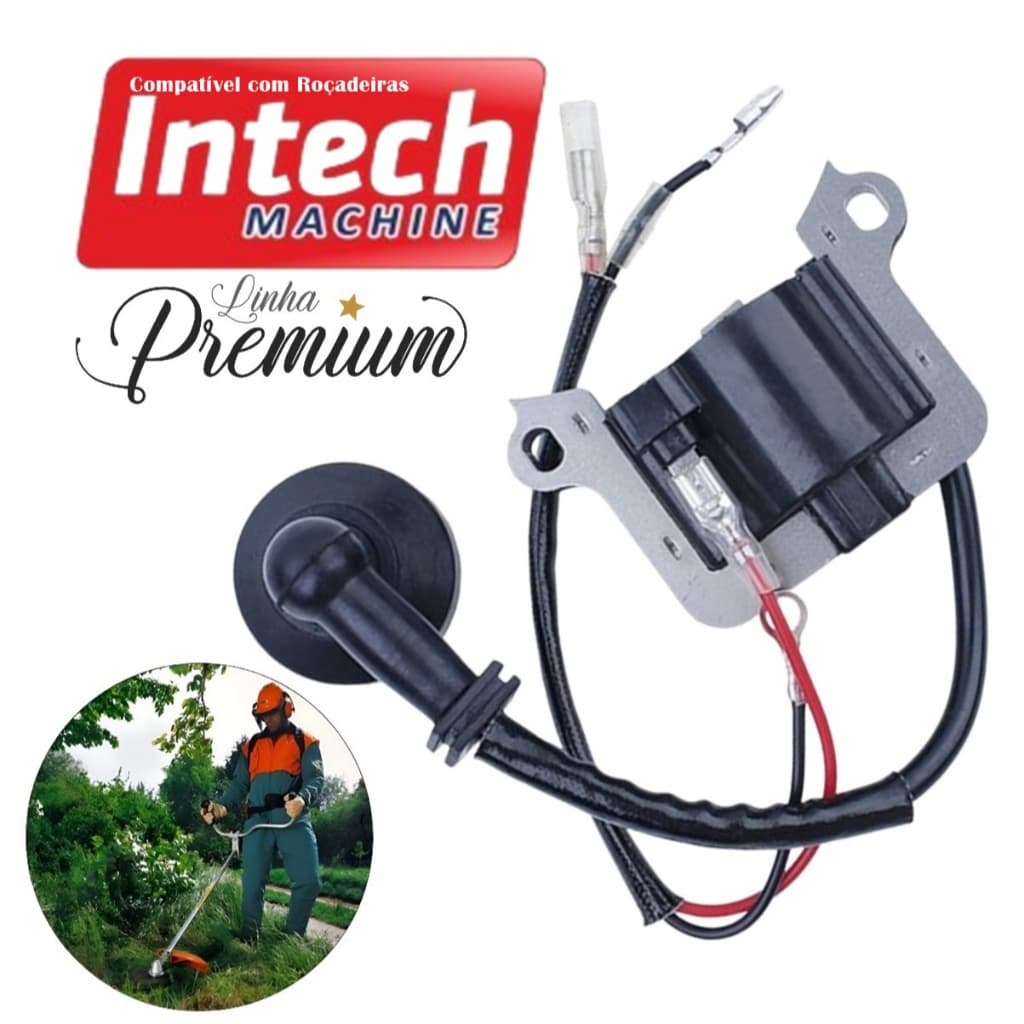 Bobina Módulo Ignição Roçadeira Gasolina Intech Machine Skim4200/4300/5100/5500