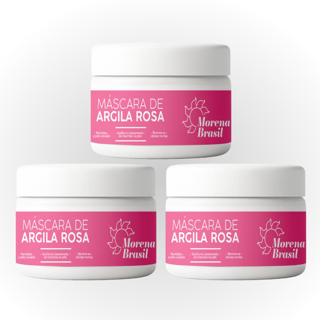 Kit 3 Máscara Hidratante Facial | Desintoxica Magneticamente