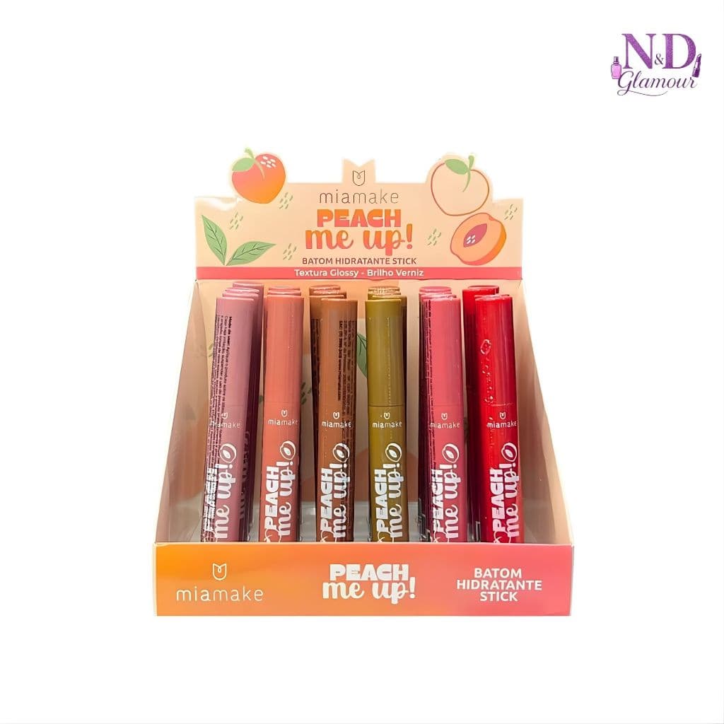 Batom Hidratante Stick Mia Make - Cremoso, Confortável e Cores Modernas | 2g