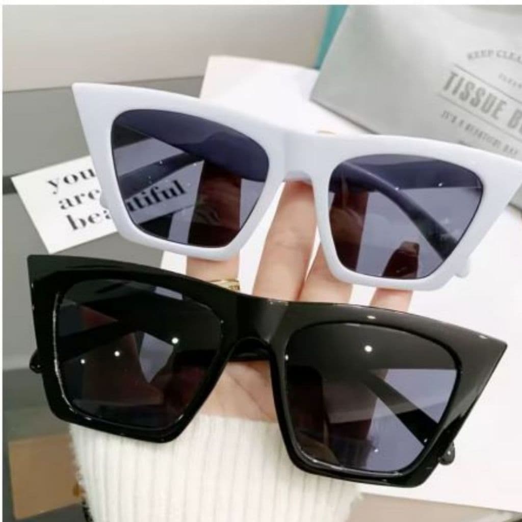 Óculos de Sol Feminino OLho de Gato Preto Óculos Feminino Gatinho Retro Preto