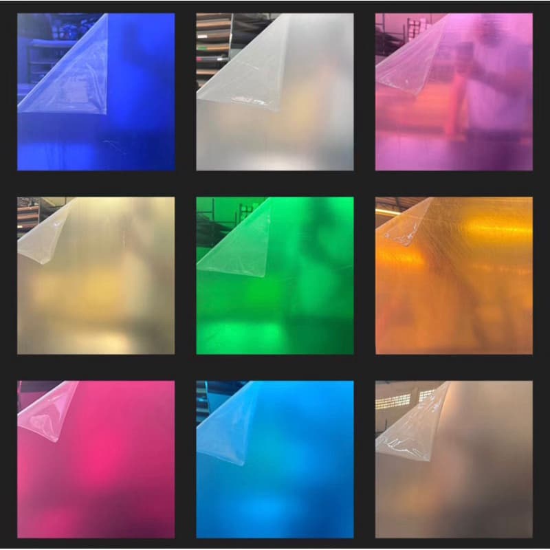 Chapa de Acrílico Espelhado 50x50cm 2mm – Vermelho, Laranja, Cinza, Bronze, Dourado, Azul, Rosa, Verde, Prata.