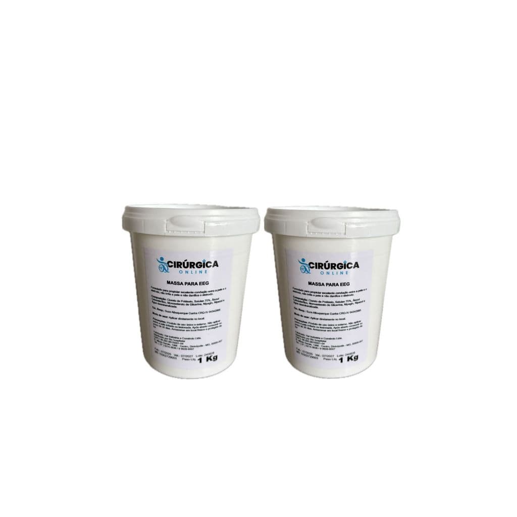 Pasta Para Exame Eletroencefalograma EEG Suprifix KIT 2KG