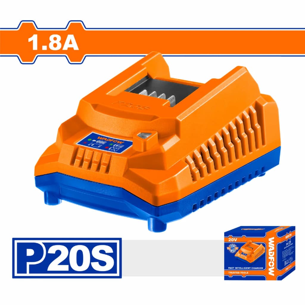 CARREGADOR DE BATERIA 20V (Litio) 1.8Ah - INDUSTRIAL - WADFOW