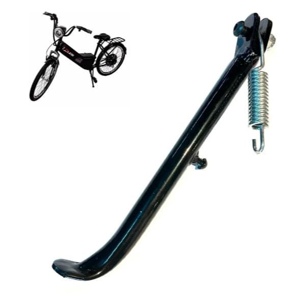 Descanso Apoio Bicicleta Elétrica Duos Scooter Bike Preto Apoio Pezinho Pé