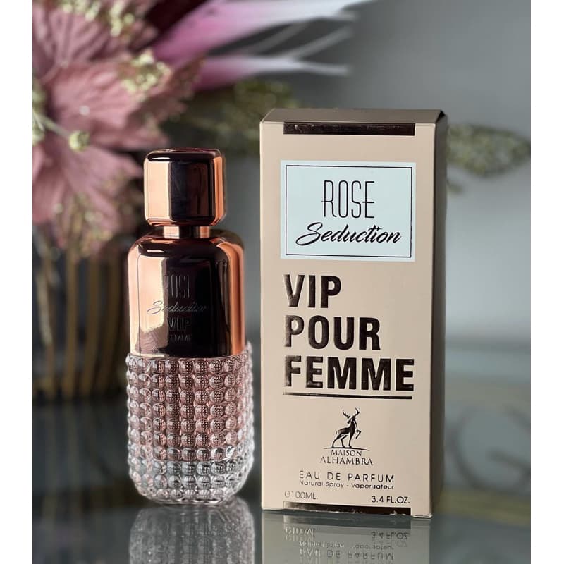 ROSE SEDUCTION VIP POUR FEMME - Perfume árabe feminino original