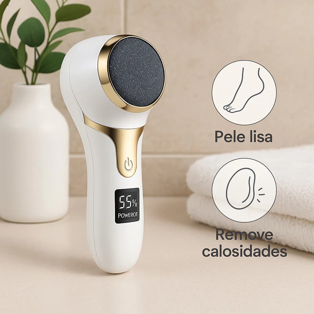 Esfoliador Elétrico para Pés Removedor de Calos Profissional
