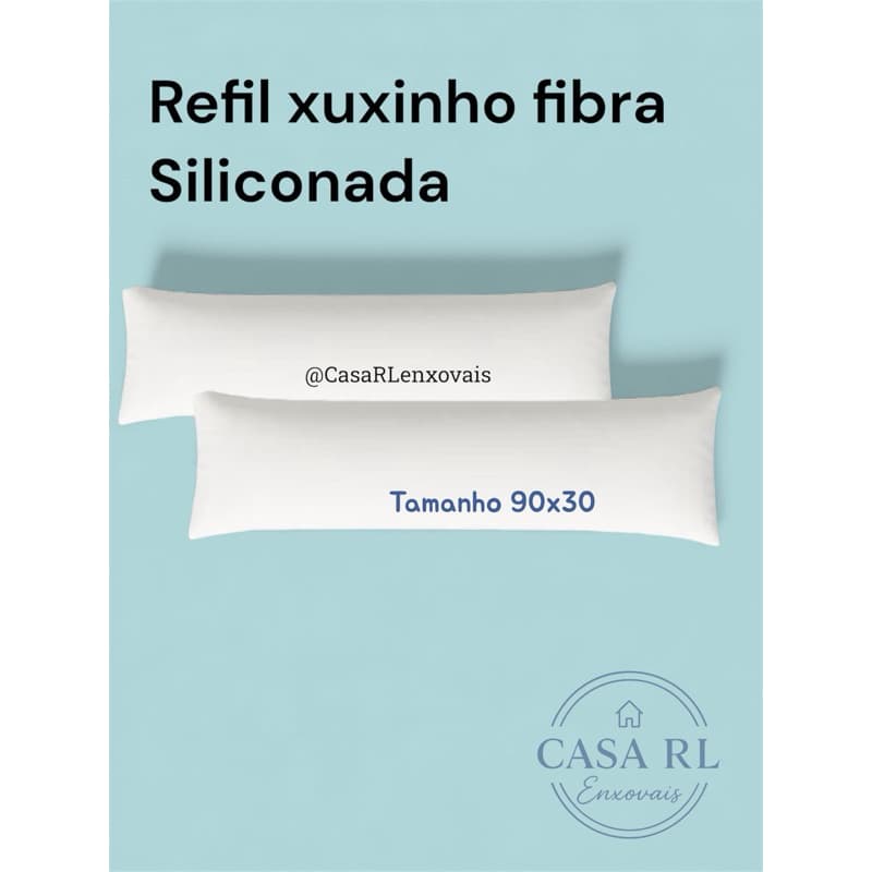 kit 2 Travesseiro de Corpo Xuxinho Infantil 90x30cm TNT Fibra de Silicone