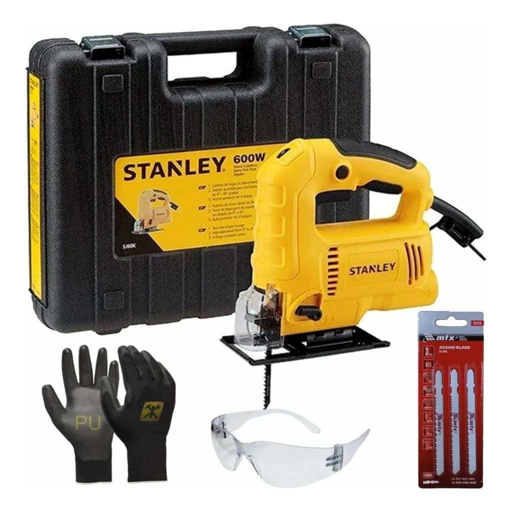Serra Tico Tico Profissional 600w Com Maleta Sj60k Stanley