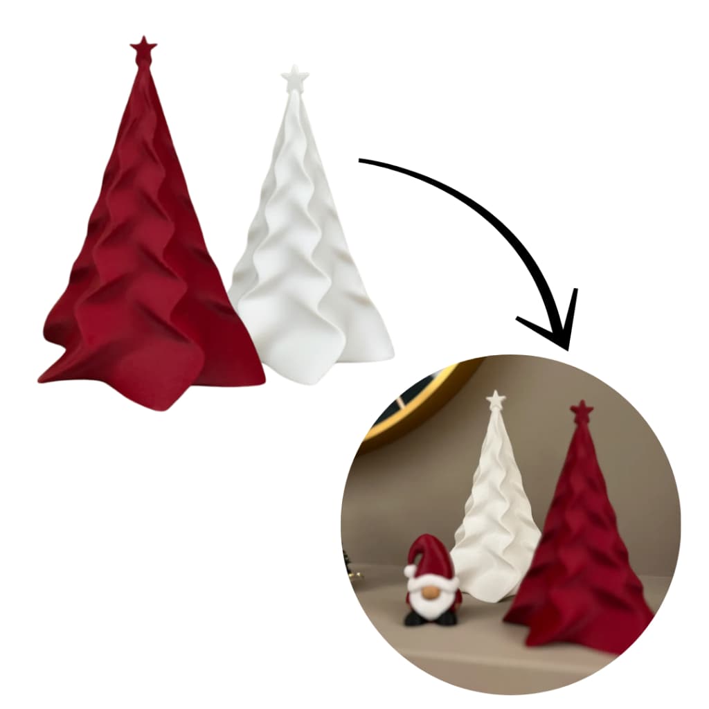 Árvore de Natal Minimalista Decorativa