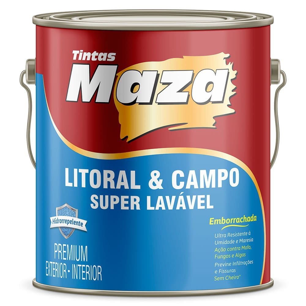Tinta Emborrachada Litoral e Campo Maza 3,6L