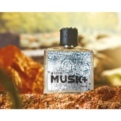 Avon Musk+ Rain Deo Colônia 75 ml