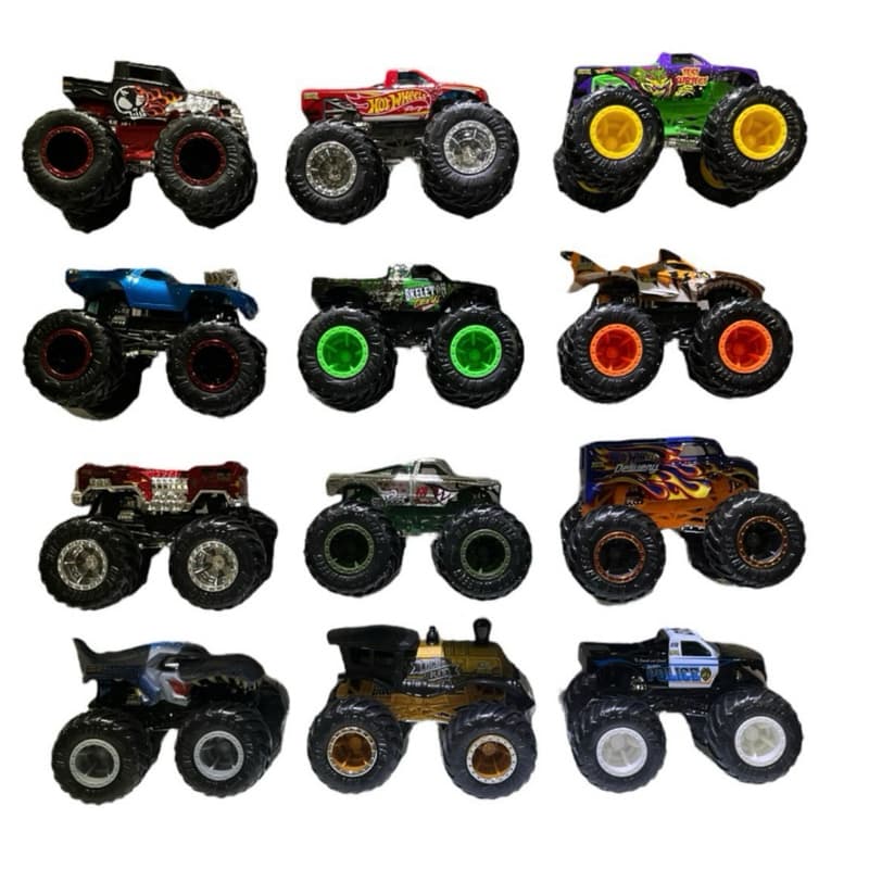 Carrinho Monster Trucks Hot Wheels original Mattel Bone Shaker / Tiger Shark / 5 alarm / V8 Bomber - Escolha o seu!