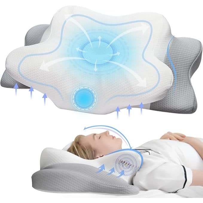Travesseiro Anti Ronco E Apneia Relax Coluna Cervical Ortopedico NASA